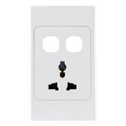 Ổ cắm đơn đa năng 16A và 2 lỗ mã A20USMXXN MPE - Thiết bị điện Mai Linh Electric