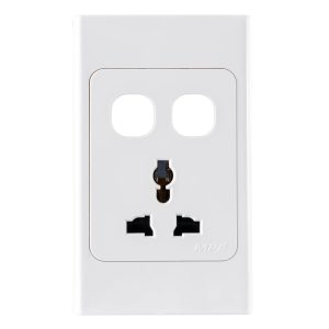 Ổ cắm đơn đa năng 16A và 2 lỗ mã A20USMXXN MPE - Thiết bị điện Mai Linh Electric